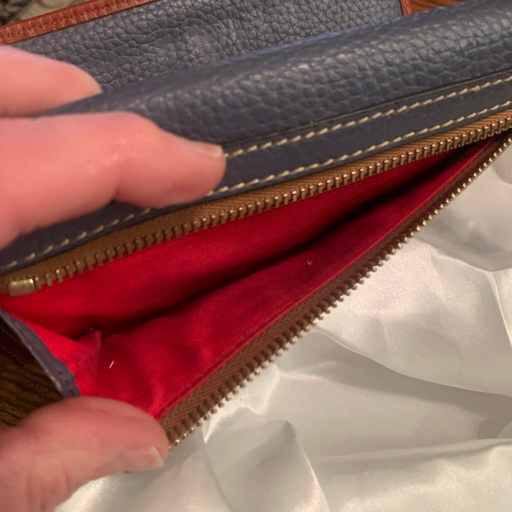 DOONEY & BOURKE AUTHENTIC SLATE BLUE WALLET - Picture 8 of 11